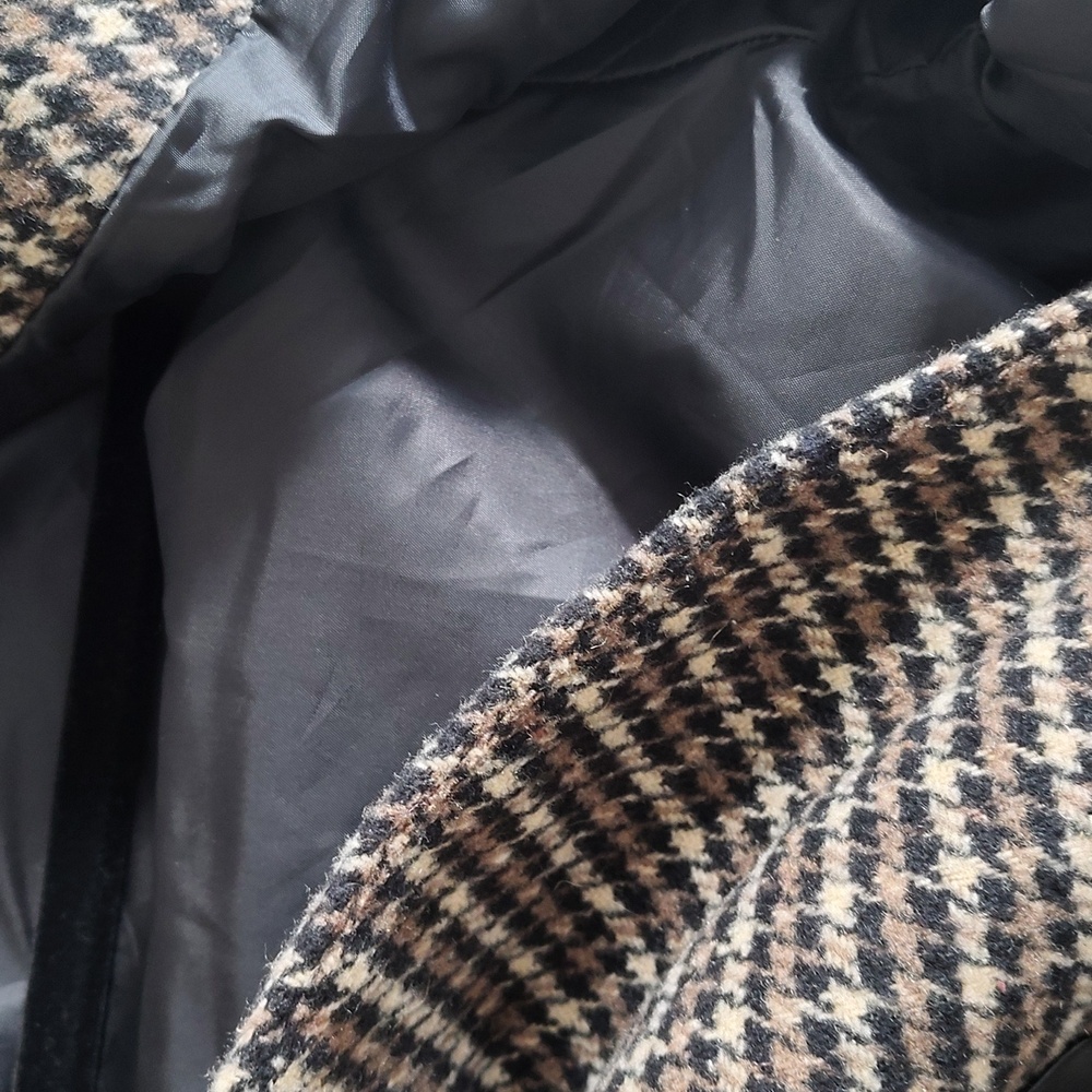 ASTR the label Manhattan Cropped Blazer Hazelnut‎ Houndstooth Size M - Picture 16 of 16